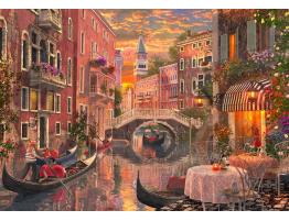 Puzzle Bluebird Un Arardecer en Venecia de 1500 Piezas