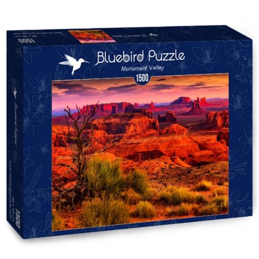 Puzzle Bluebird Valle del Monumento de 1500 Piezas