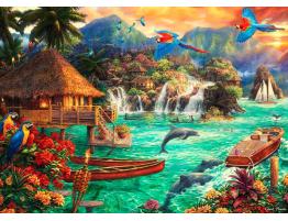 Puzzle Bluebird Vida en la Isla de 1500 Piezas