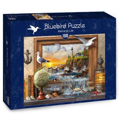 Puzzle Bluebird Vida Marina de 1000 Piezas