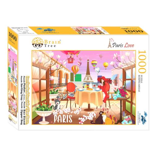 Puzzle Brain Tree Amor de París de 1000 Piezas