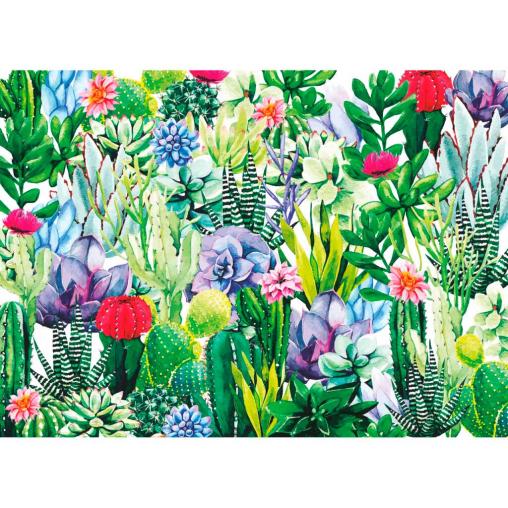 Puzzle Brain Tree Cactus en Flor de 1000 Piezas