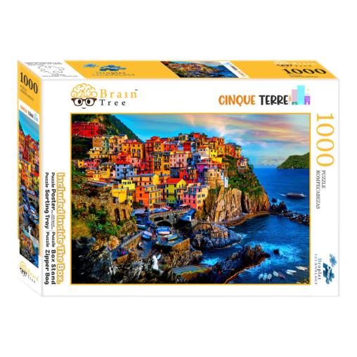 Puzzle Brain Tree Cinque Terre de 1000 Piezas