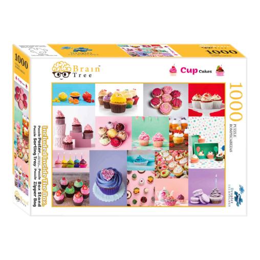 Puzzle Brain Tree Cupcakes de 1000 Piezas