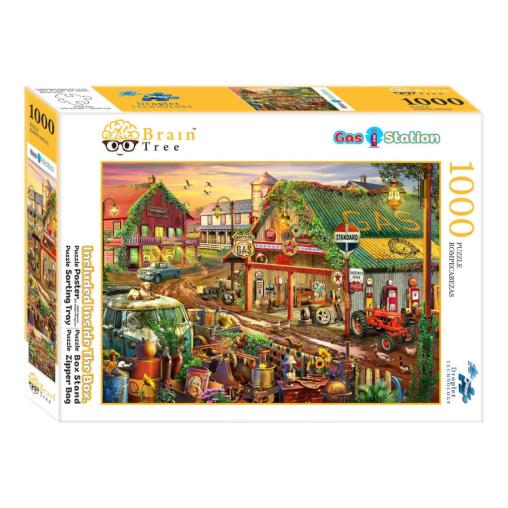 Puzzle Brain Tree Gasolinera de 1000 Piezas