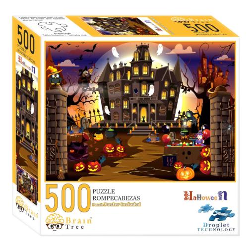 Puzzle Brain Tree Halloween de 500 Piezas