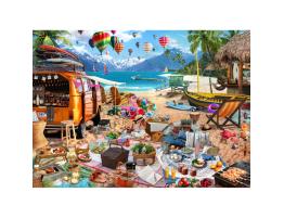 Puzzle Brain Tree Vacaciones en la Playa de 1000 Piezas