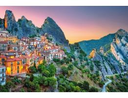 Puzzle Castorland Amanecer en Castelmezzano de 1500 Piezas