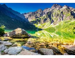 Puzzle Castorland Amanecer en Morskie Oko, Polonia de 1500 Pzs