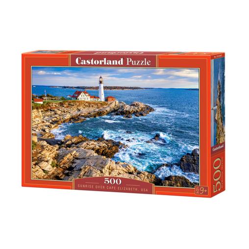 Puzzle Castorland Amanecer sobre el Cabo Elisabeth de 500 Piezas