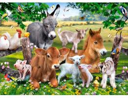 Puzzle Castorland Animales de la Granja de 100 Piezas