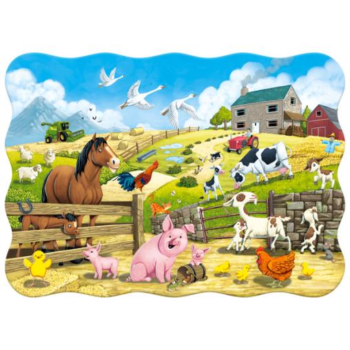 Puzzle Castorland Animales En La Granja de 30 Piezas