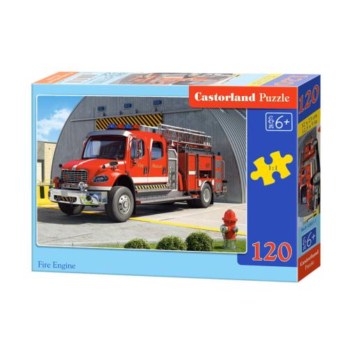 Castorland Vieux Camion de Pompiers Puzzle 120 pièces