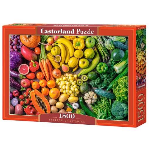 Puzzle Castorland Arco Iris de Vitaminas de 1500 Pzs