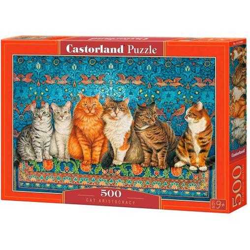 Puzzle Castorland Aristocracia de Gatos de 500 Piezas