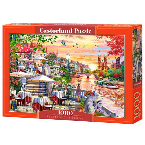 Puzzle Castorland Atardecer Romántico de la Ciudad de 1000 Pzs