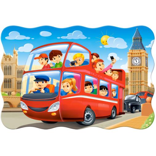 Puzzle Castorland Autobús De Londres MAXI XXL de 20 Piezas