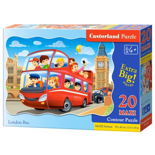 Puzzle Castorland Autobús De Londres MAXI XXL de 20 Piezas