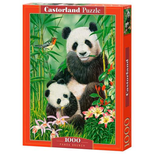 Puzzle Castorland Brunch de Pandas de 1000 Piezas