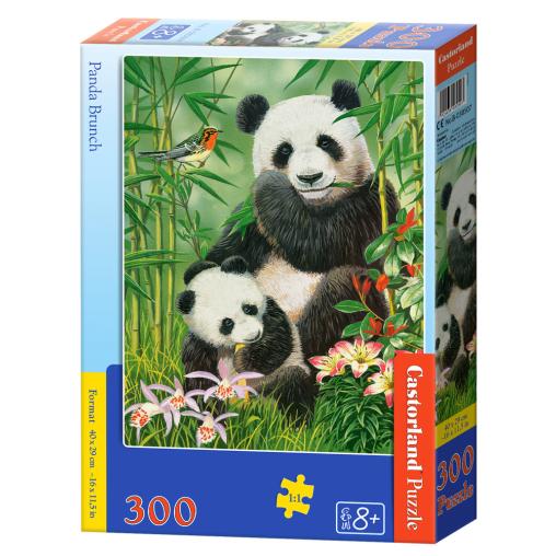 Puzzle Castorland Brunch de Pandas de 300 Piezas