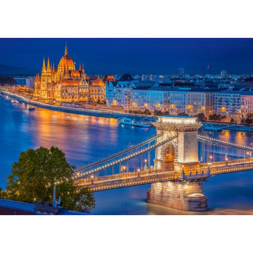 Puzzle Castorland Budapest de Noche de 500 Piezas