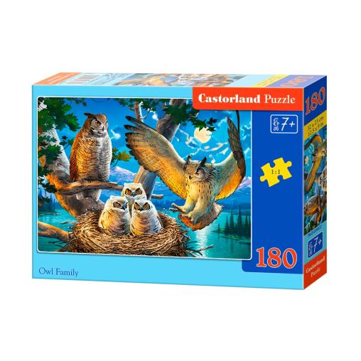 Puzzle Castorland Búhos en Familia de 180 Piezas