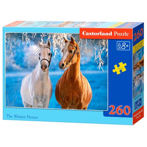 Puzzle Castorland Caballos de Invierno de 260 Piezas