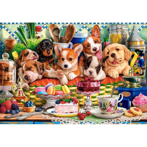 Puzzle Castorland Postre para Cachorros de 1000 Piezas