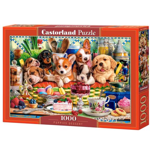 Puzzle Castorland Postre para Cachorros de 1000 Piezas