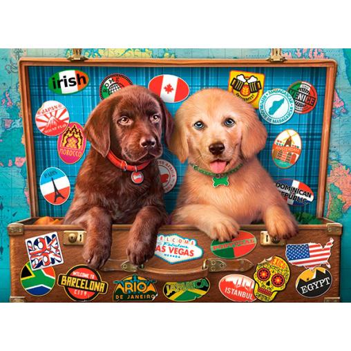 Puzzle Castorland Cachorros Polizones de 300 Piezas