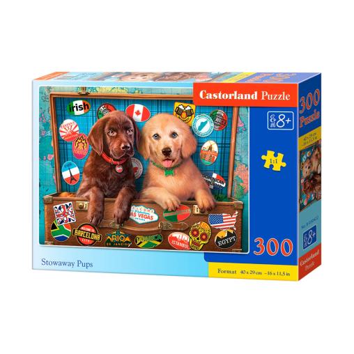 Puzzle Castorland Cachorros Polizones de 300 Piezas