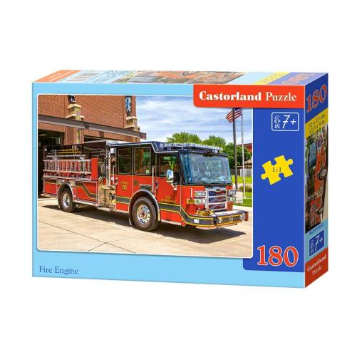 Puzzle Castorland Camión de Bomberos de 180 Piezas