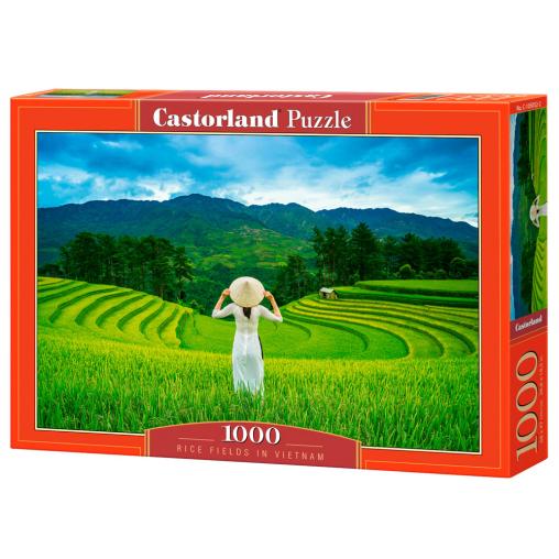 Puzzle Castorland Campos de Arroz en Vietnam de 1000 Pzs