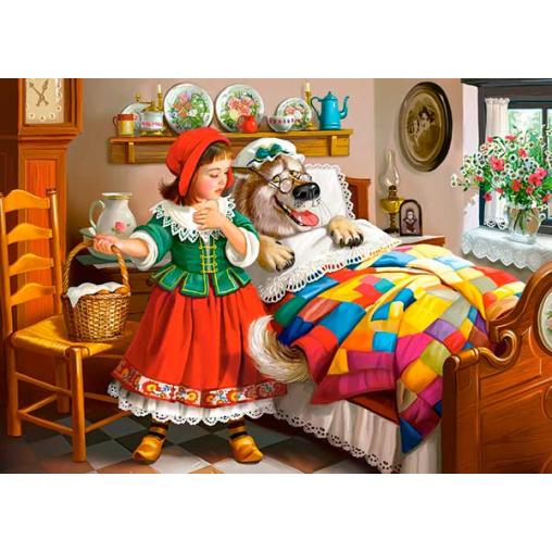 Puzzle Castorland Le Petit Chaperon Rouge et le Loup 120 pièces