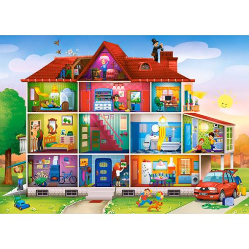 Puzzle Castorland Casa en Vivo de 120 Pzs