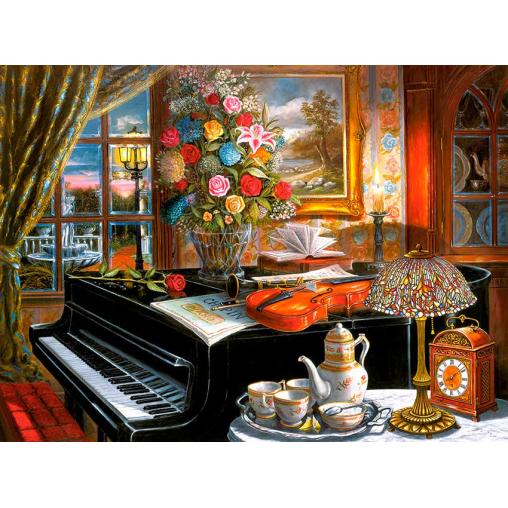 Puzzle Castorland Junto al Piano de 2000 Piezas