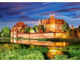 Puzzle Castorland Château de Malbork la Nuit, Pologne 1000 Pz