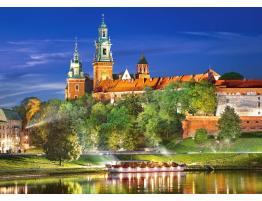 Puzzle Castorland Château de Wawel la nuit, Pologne 1000 pièces