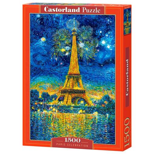 Puzzle Castorland Celebración en París de 1500 Piezas