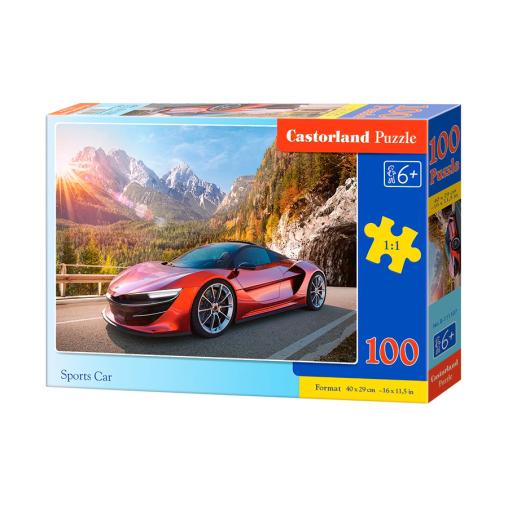 Puzzle Castorland Coche Deportivo de 100 Piezas