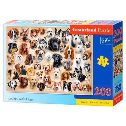 Puzzle Castorland Collage de Perros de 200 Piezas