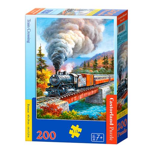 Puzzle Castorland Cruce de Tren de 200 Piezas