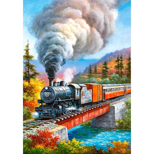 Puzzle Castorland Tren Cruzando de 500 Piezas