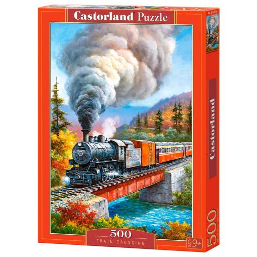 Puzzle Castorland Tren Cruzando de 500 Piezas