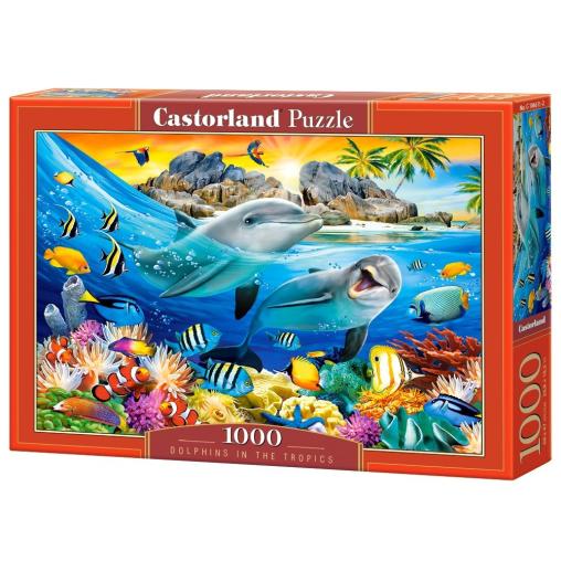 Puzzle Castorland Delfines en el Trópico de 1000 Piezas