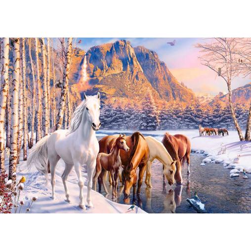 Puzzle Castorland Deshielo en Invierno de 500 Piezas