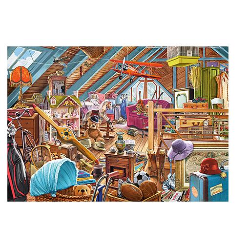 Puzzle Castorland El Ático Desordenado de 500 Piezas