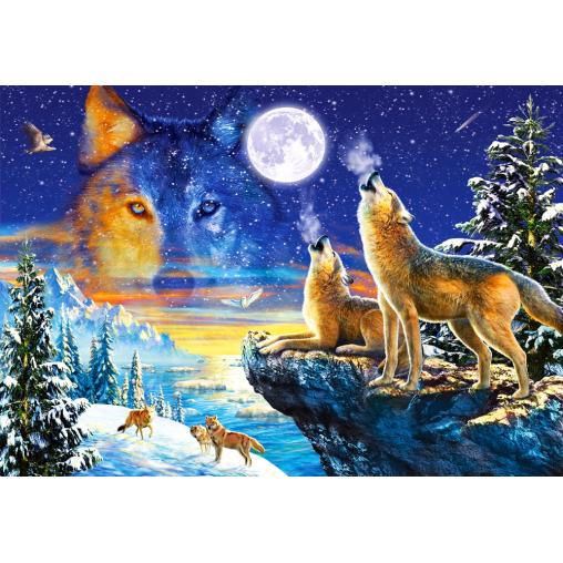 Puzzle Castorland Le Cri des loups 1000 pièces