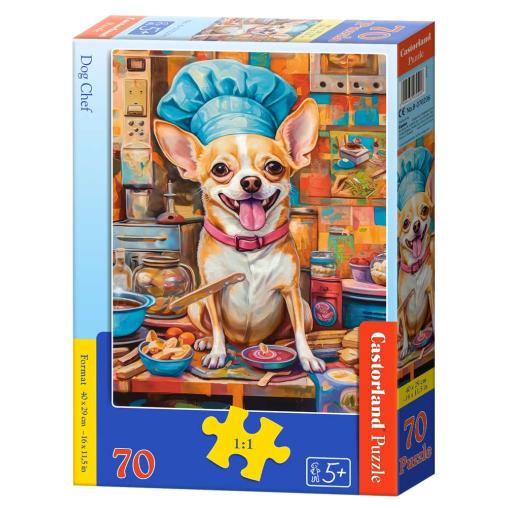 Puzzle Castorland El Perro Chef de 70 Piezas