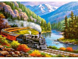 Puzzle Castorland El Tren Eagle River de 300 Piezas